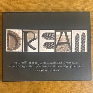 Ashland Black and White Dream Wall Art